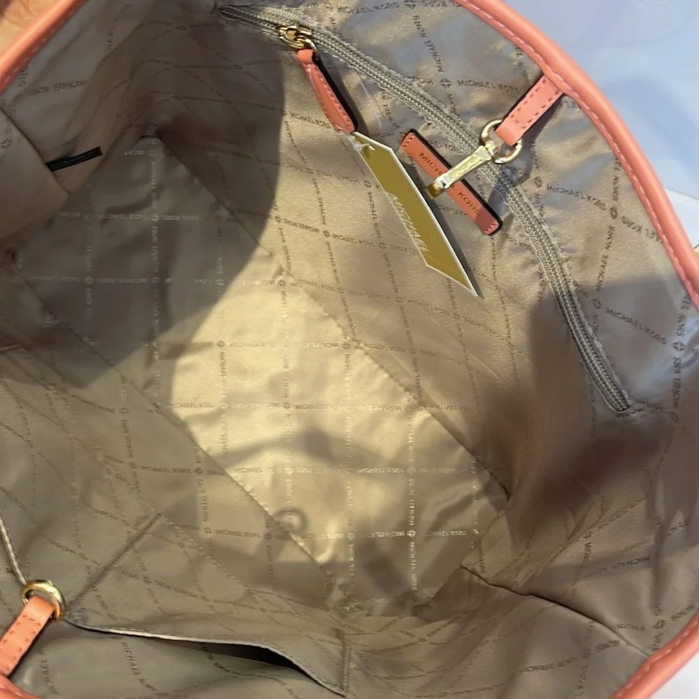 Michael Kors Jet Set Travel Medium Carryall Sherbert Multi - Picture 9 of 16